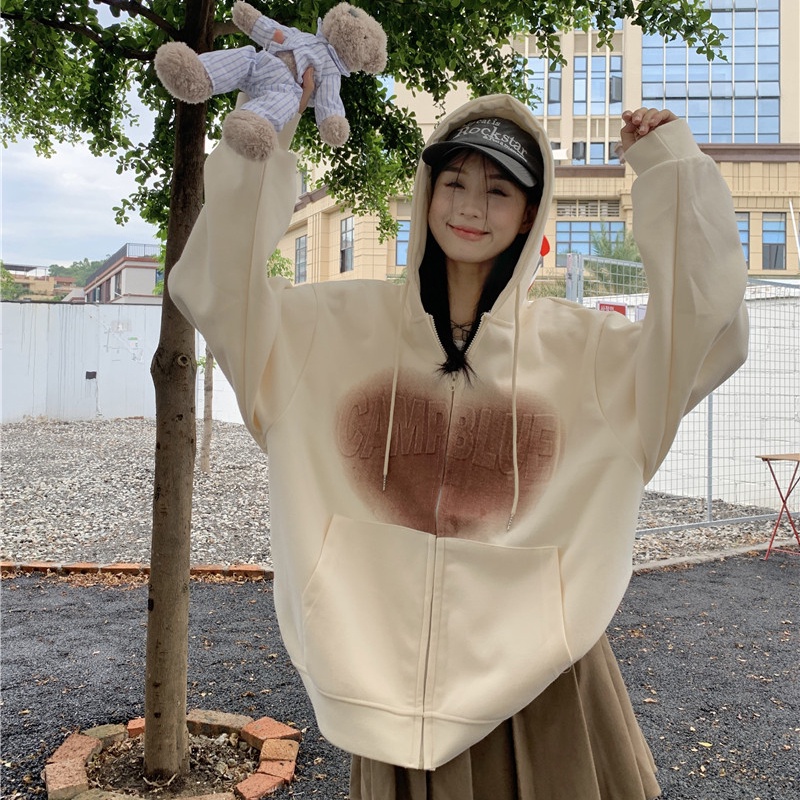 Áo khoác hoodie Perty mỏng thời trang mùa thu phong cách Hàn Quốc cho nữ