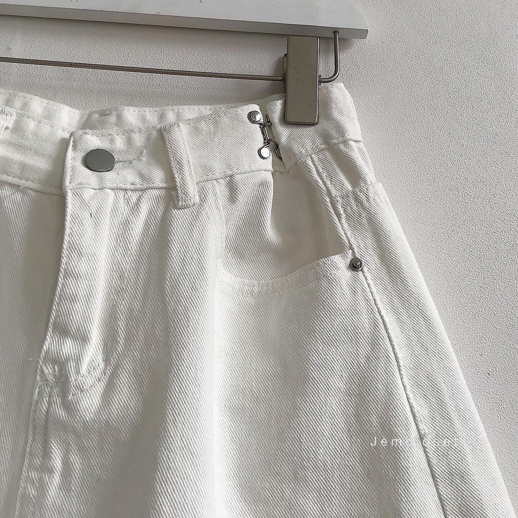 Quần Short Jean Nữ Cạp Cao Mặc Ở Nhà, Đi Chơi Đều Đẹp Phong Cách Cá Tính Có Nhiều Màu Hyy - 2497 JEMCLOSET