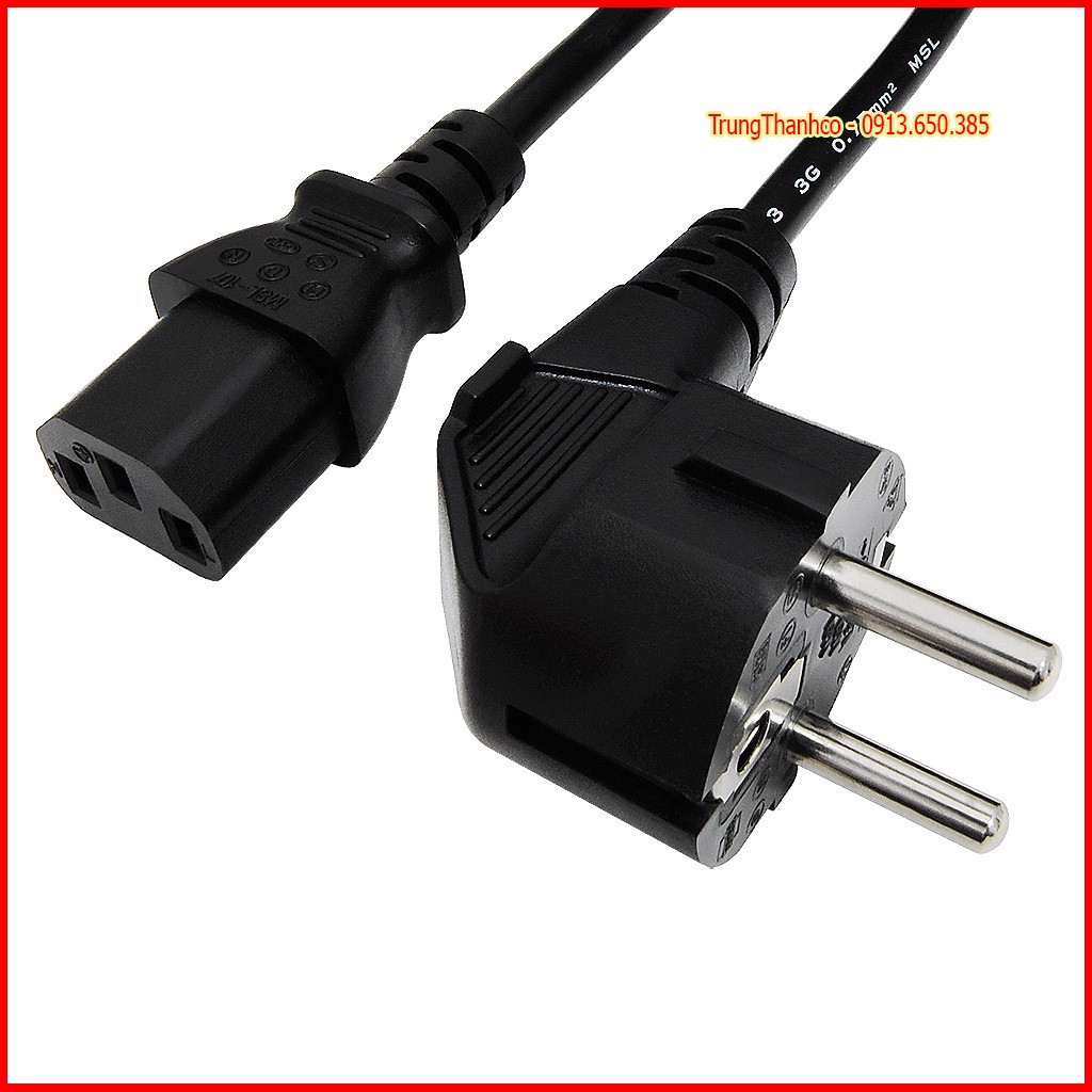 Combo 15 Dây Nguồn Máy Tính PC, Dây Nguồn Nồi Cơm Điện