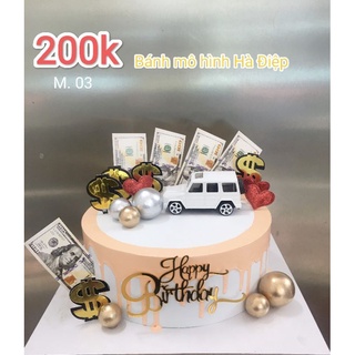 Bánh sinh nhật mô hình - bánh kem giả - bánh kem mô hình oto