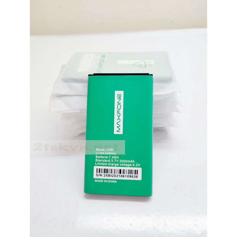 Pin cho điện thoại Maxfove V12, maxfone V6 zin chính hãng