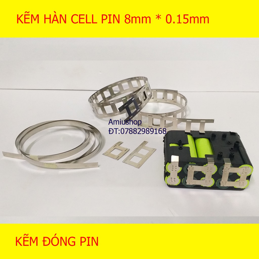 Kẽm Hàn Cell Đôi 27mm * 0.15mm (1 mét)