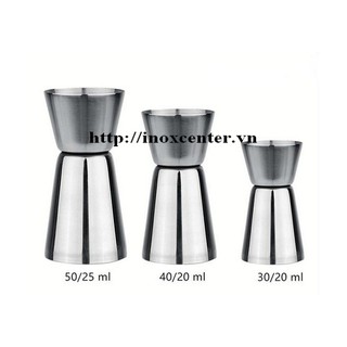 LY ĐONG ĐỊNH LƯỢNG PHA CHẾ INOX 2 ĐẦU