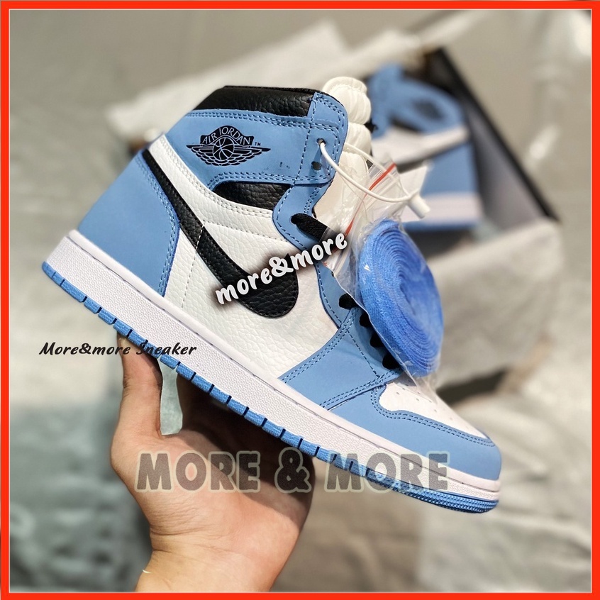 [More&More] Giày Sneaker Cổ cao JD 1 University Blue x OG chất lượng nguyên bản MS2252