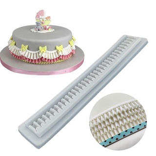 Khuôn silicone Tạo Hình Trang Trí Bánh Kem Hình Khung Viền Ren 3D DIY