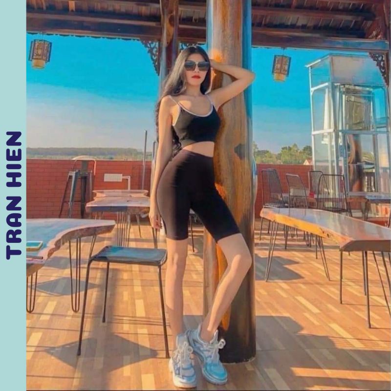 Combo 5 quần legging ngố 5 màu