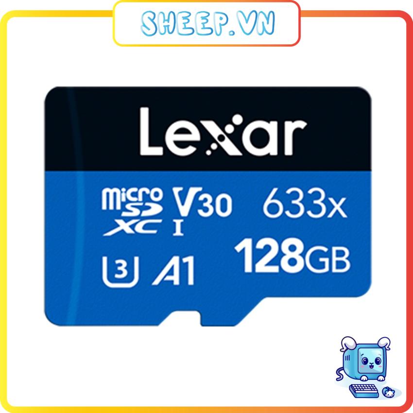 Thẻ nhớ LEXAR 128GB microSDXC U3, V30, A1 – LSDMI64BB633A