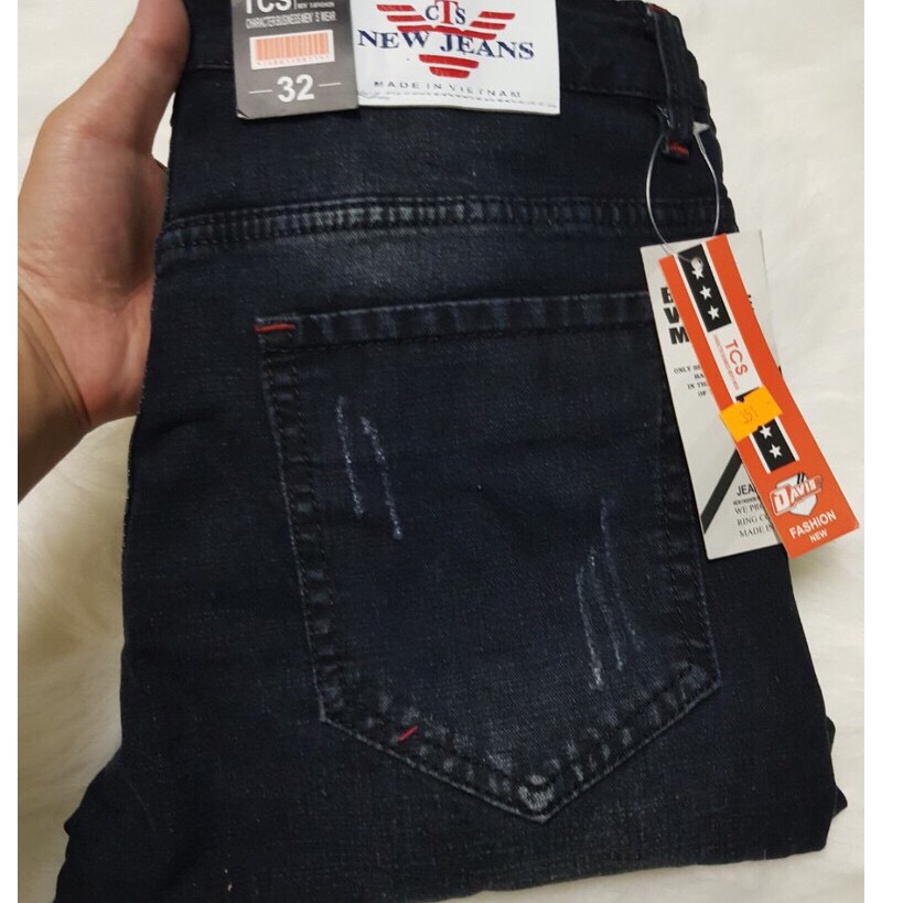 QUẦN JEAN NAM Quần Bò Nam Quần Jeans Nam kiểu hàn Quốc Rách Body