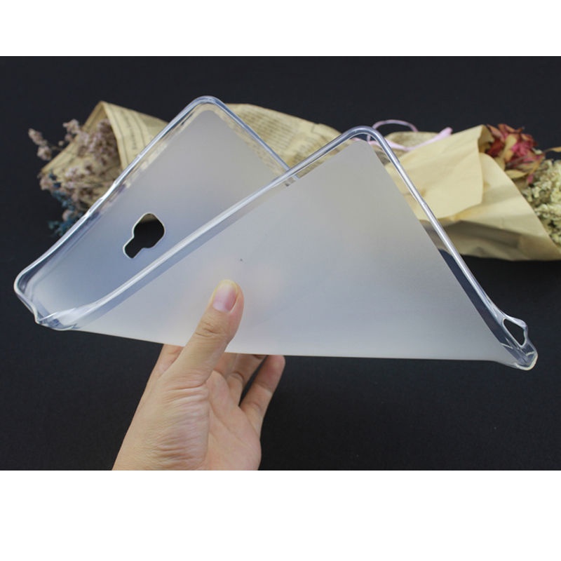 Bao Da Máy Tính Bảng Bằng Silicon Mềm sm-p585y Cho samsung galaxy tab a a6 10.1 '' with s pen  sm-p580 p580 p585 Ốp