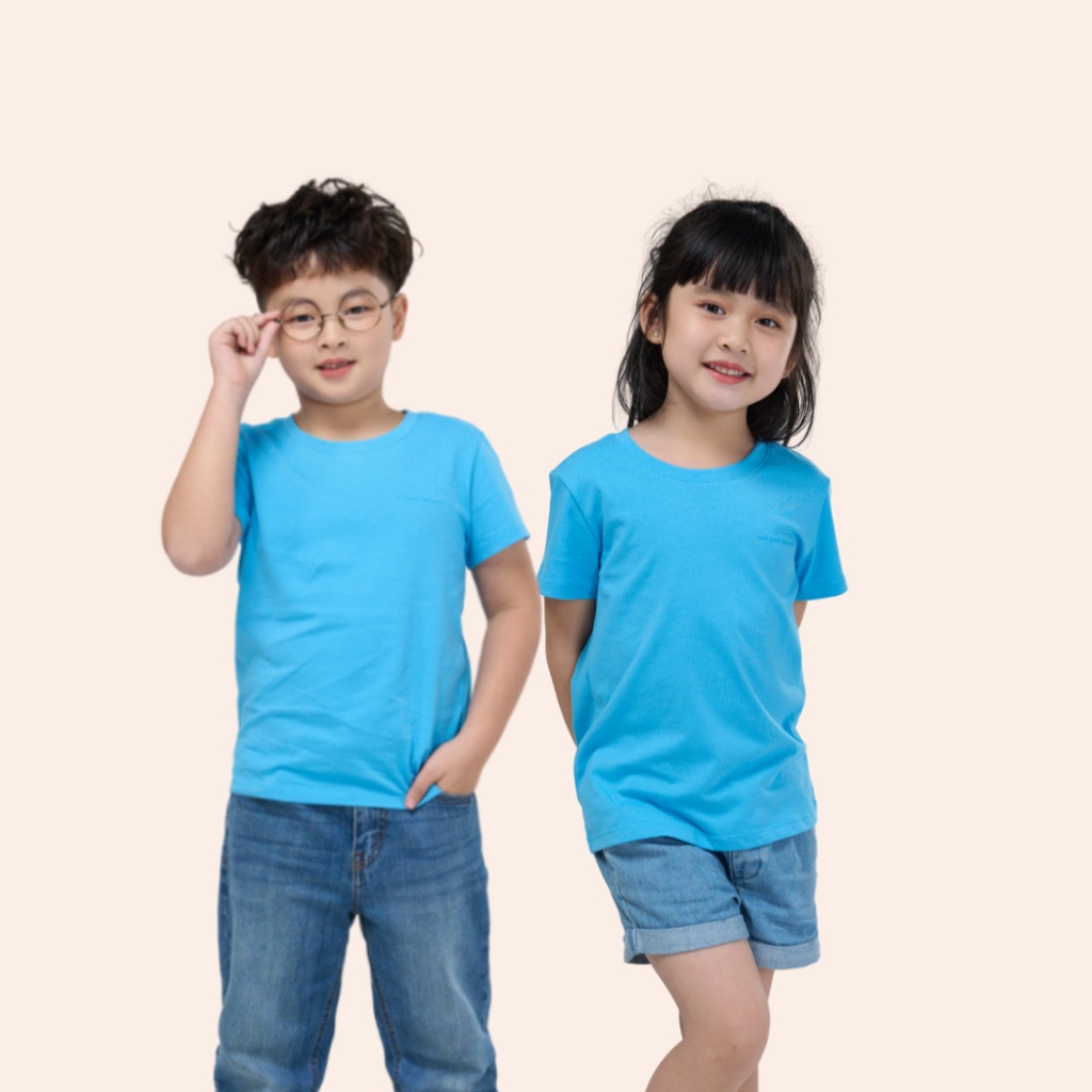 Áo thun cho bé YODY vải cotton, phông cổ tròn cộc tay thoáng mát, mềm mịn nhiều màu TSK5191