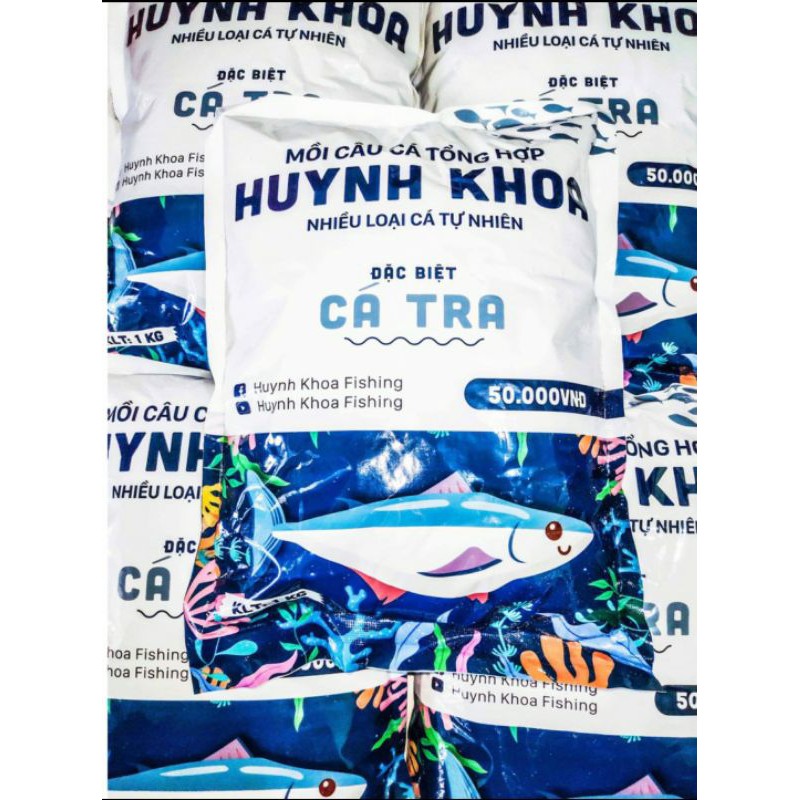 Mồi Câu Tổng Hợp / Cám câu cá Huỳnh Khoa / bao bì mới ( Chuyên cá tra)