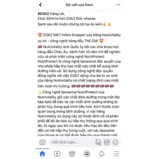 Chai d3k2 Uk 30ml