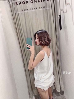 Áo 2 dây lụa satin siêu đẹp