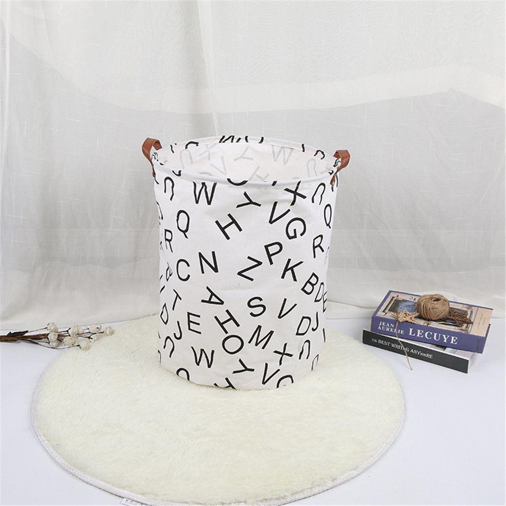 Giỏ Vải Đựng Đồ Giặt / Đồ Chơi Cỡ Lớn Có Thể Gấp Gọn Tiện Dụng