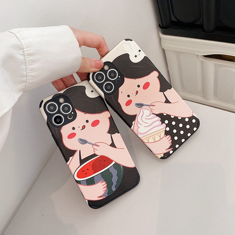 Ốp Điện Thoại TPU Mềm Chống Sốc Chống Bụi Hình Que Kem Dưa Hấu Dễ Thương Cho iPhone 11 12 Pro Max XR XS Max 11Pro | BigBuy360 - bigbuy360.vn