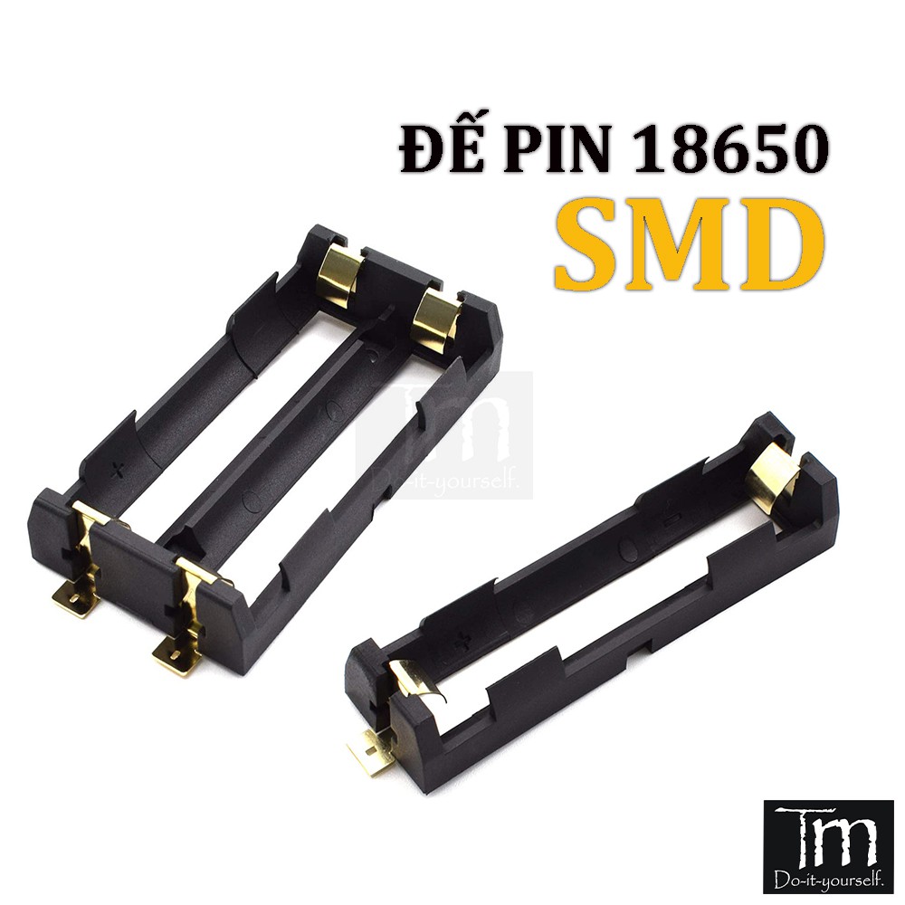 Đế Pin 18650 Dán SMD Chất Lượng Tốt