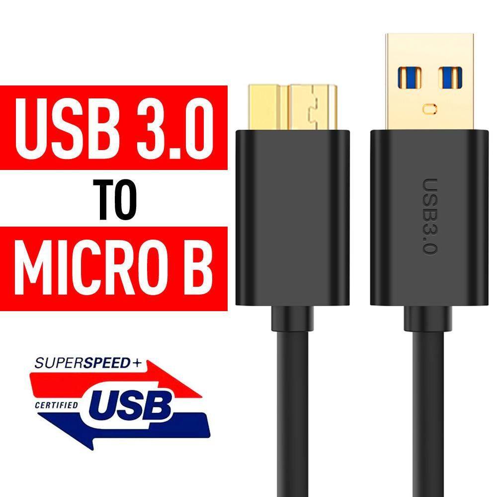 Dây cáp dữ liệu siêu tốc 0.5m / 1m usb 3.0 type-a sang micro b chất lượng cao