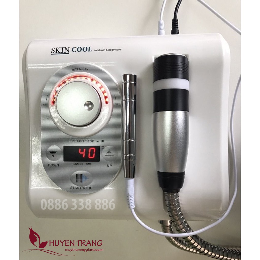 Máy Điện Di Nóng Lạnh Skin Cool Hàn Quốc - Thẩm Mỹ Huyền Trang NANOCEE