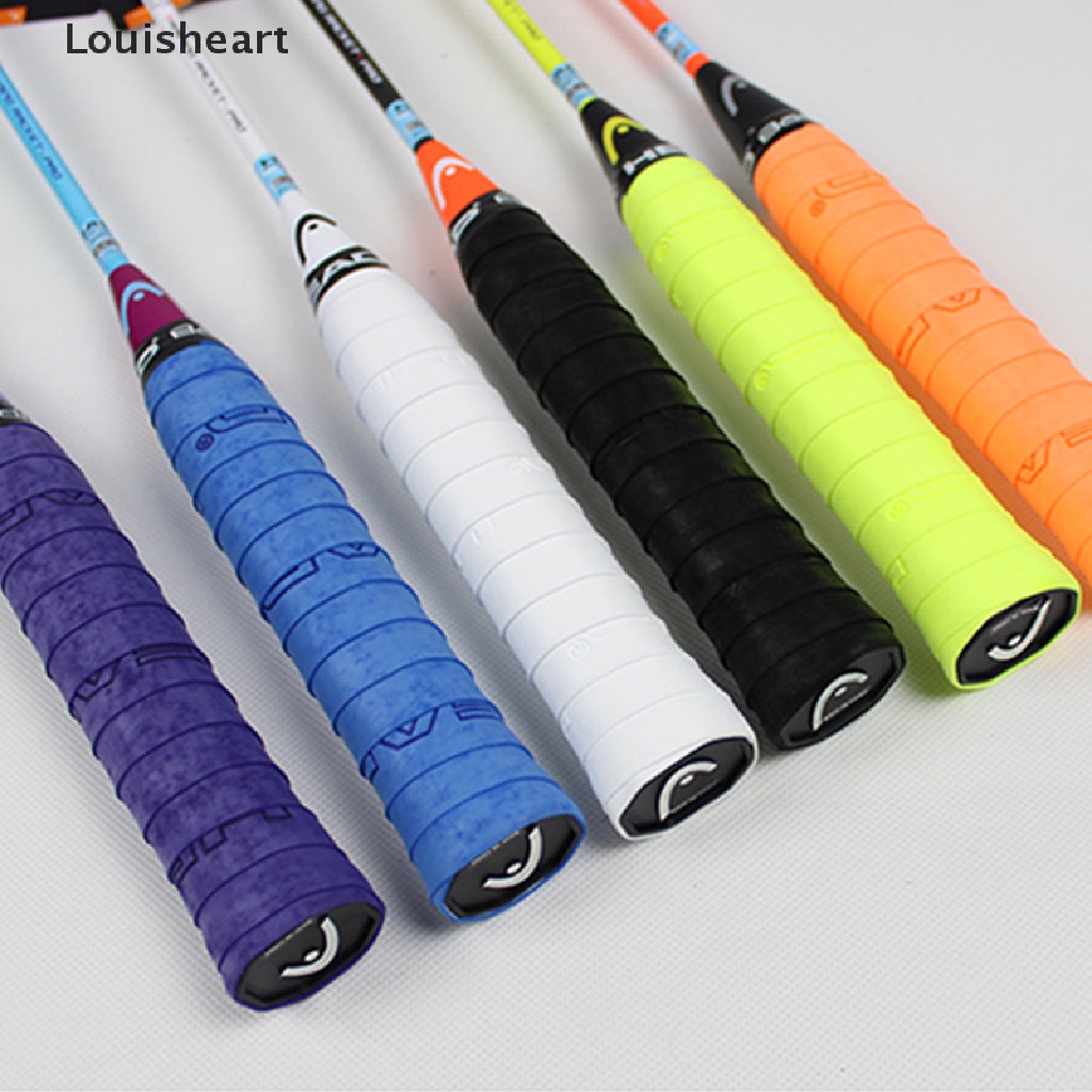 Bộ 10 Dây Quấn Cán Vợt Tennis Chất Liệu PU Chống Trượt Thấm Hút Mồ Hôi Hiệu Louisheart