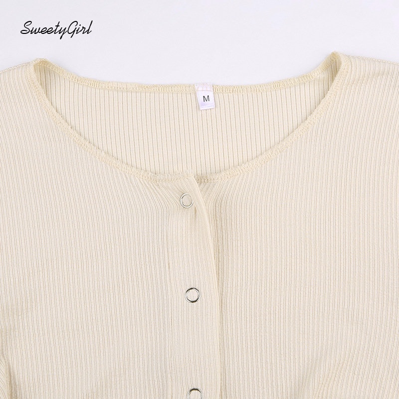 Áo Thun Polo Tay Dài Cổ Thấp Màu Trắng Trơn Thời Trang 2022 Quyến Rũ Dành Cho Nữ