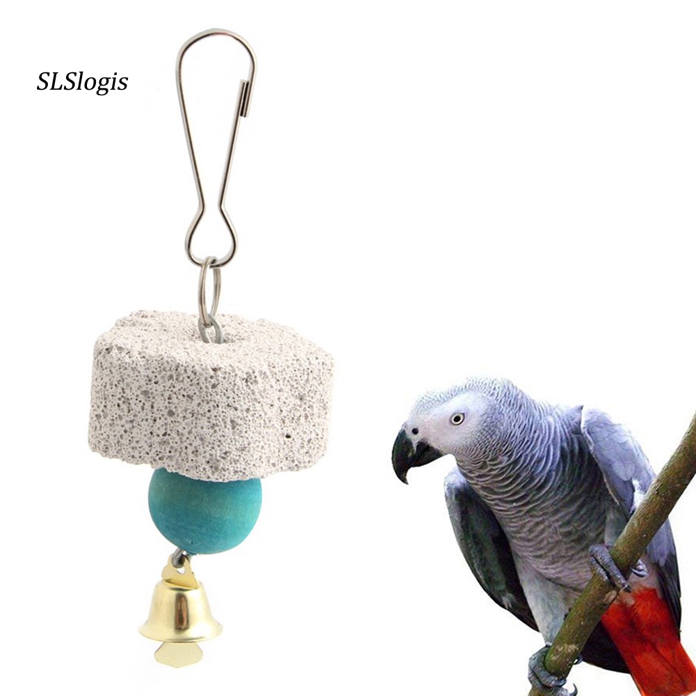 Đồ Chơi Chuông Đá Khoáng Chất Lượng Cao Dành Cho Chim Vẹt