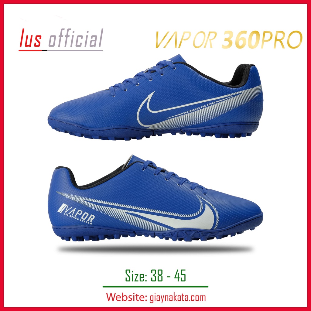 Giày Đá Bóng Sân Cỏ Nhân Tạo VAPOR 360 PRO Xanh Bích