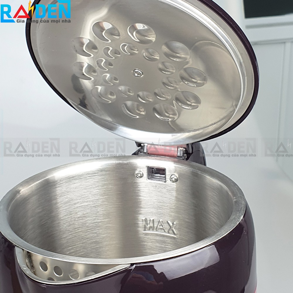 Ấm đun siêu tốc 2 lớp Inox 304 Osako OSA-200 2 lit cách điện, cách nhiệt, siêu bền