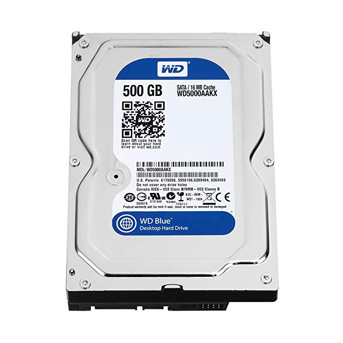 Ổ cứng HDD WD 500GB - Nhập khẩu từ Nhật Bản, Hàn Quốc mới 99% - Bảo hành 6 tháng 1 đổi 1