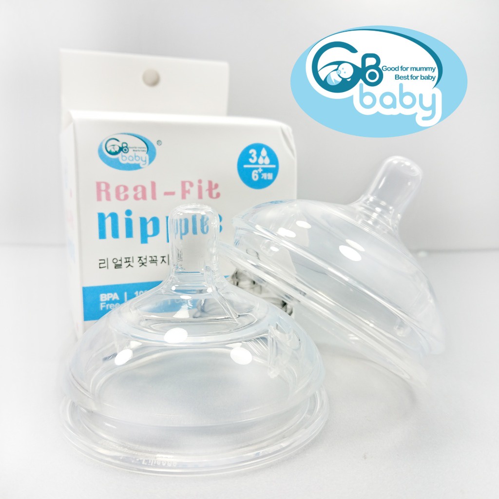 Núm Ty Silicon Cao Cấp GB-Baby Chính Hãng