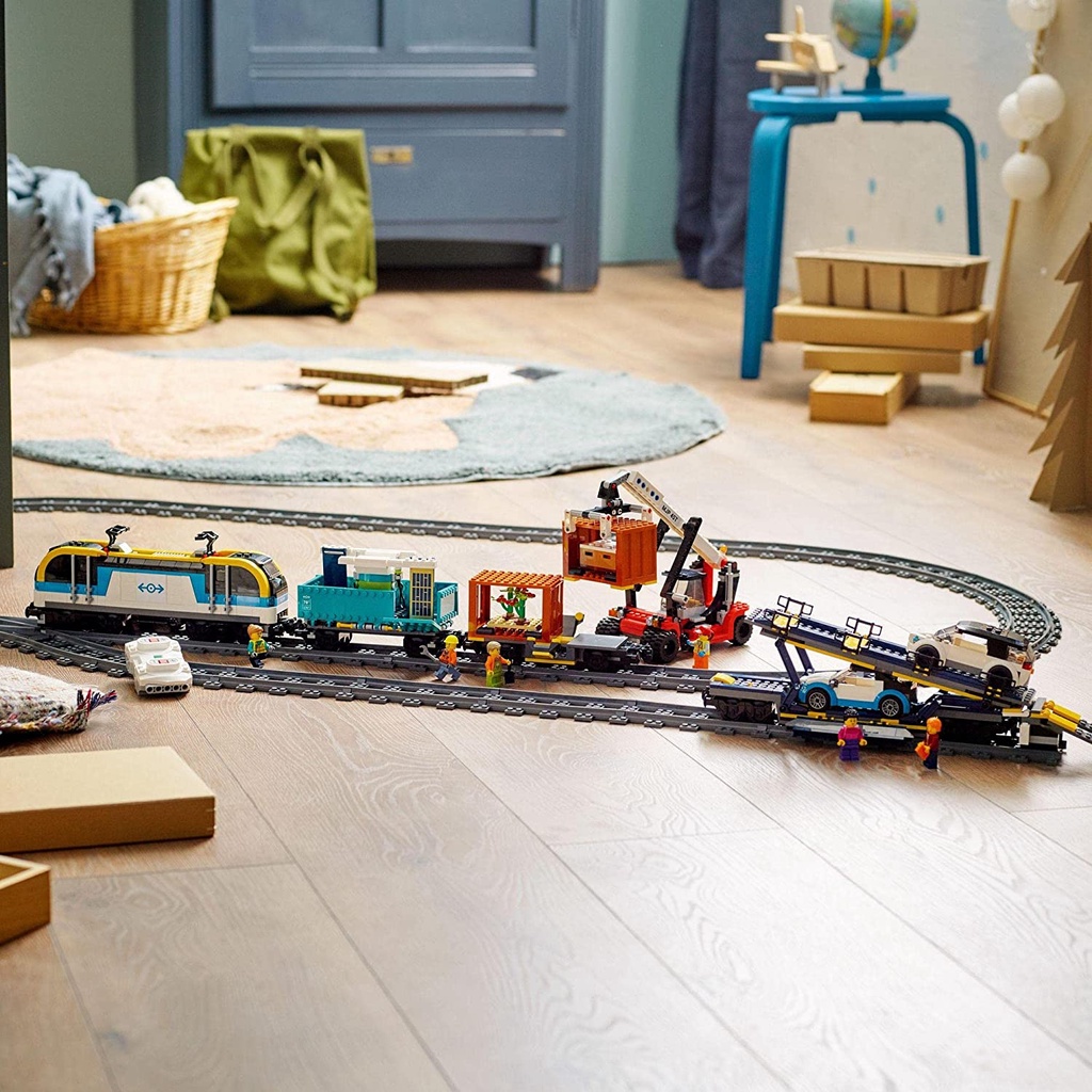 LEGO CITY - 60336 - FREIGHT TRAIN - XE LỬA CHỞ HÀNG
