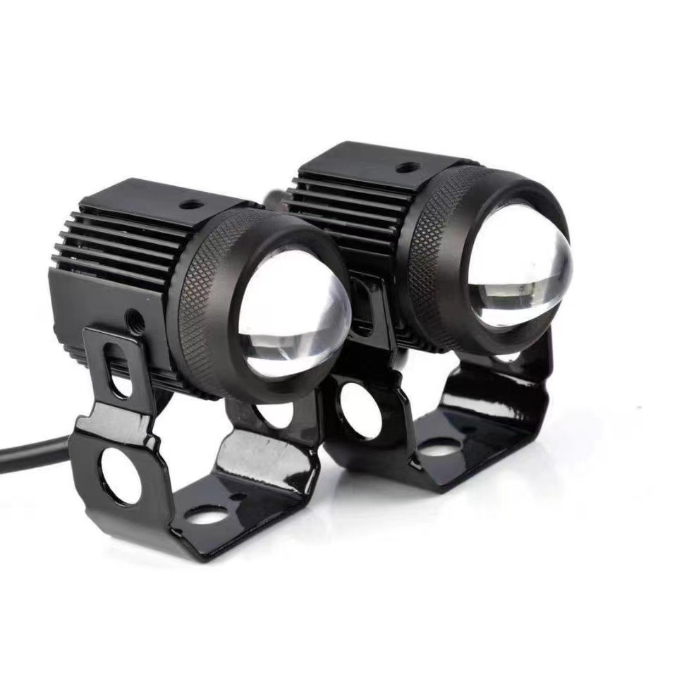 Đèn Trợ Sáng Mini Bi Cầu 2 Mầu Cos Vàng Pha Trắng