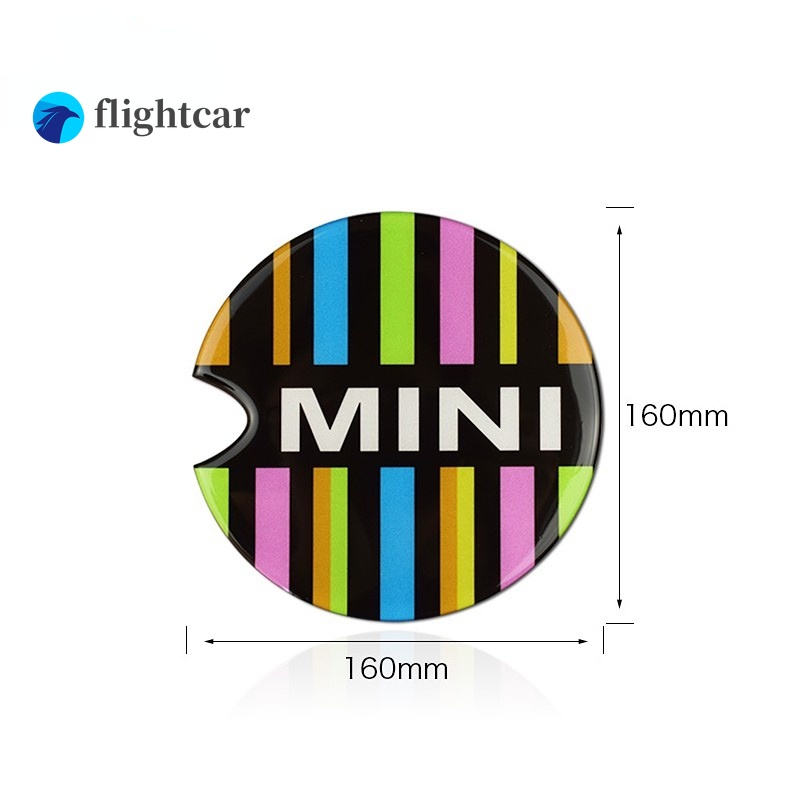 Miếng Dán 3D Trang Trí Nắp Bình Xăng Xe Hơi BMW Mini Cooper F55 F56 R55 R56 R60 R61