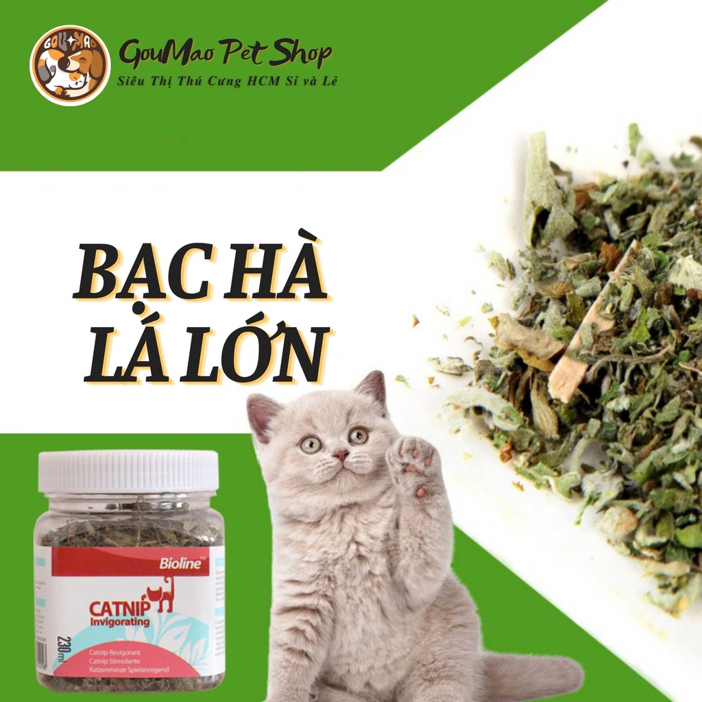 [Chính hãng] Catnip cao cấp Bioline - Hũ 230ml | Goumao Pet