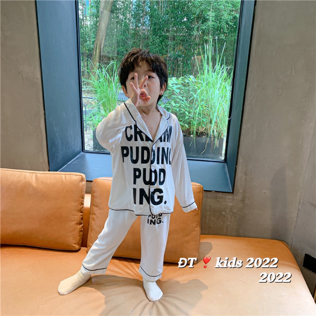 Bộ lụa CREAM PUDDING cho bé