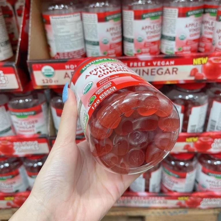 Kẹo dẻo giấm táo Apple Cinder Vinegar của Mỹ- Giúp giảm cân, đẹp da, detox