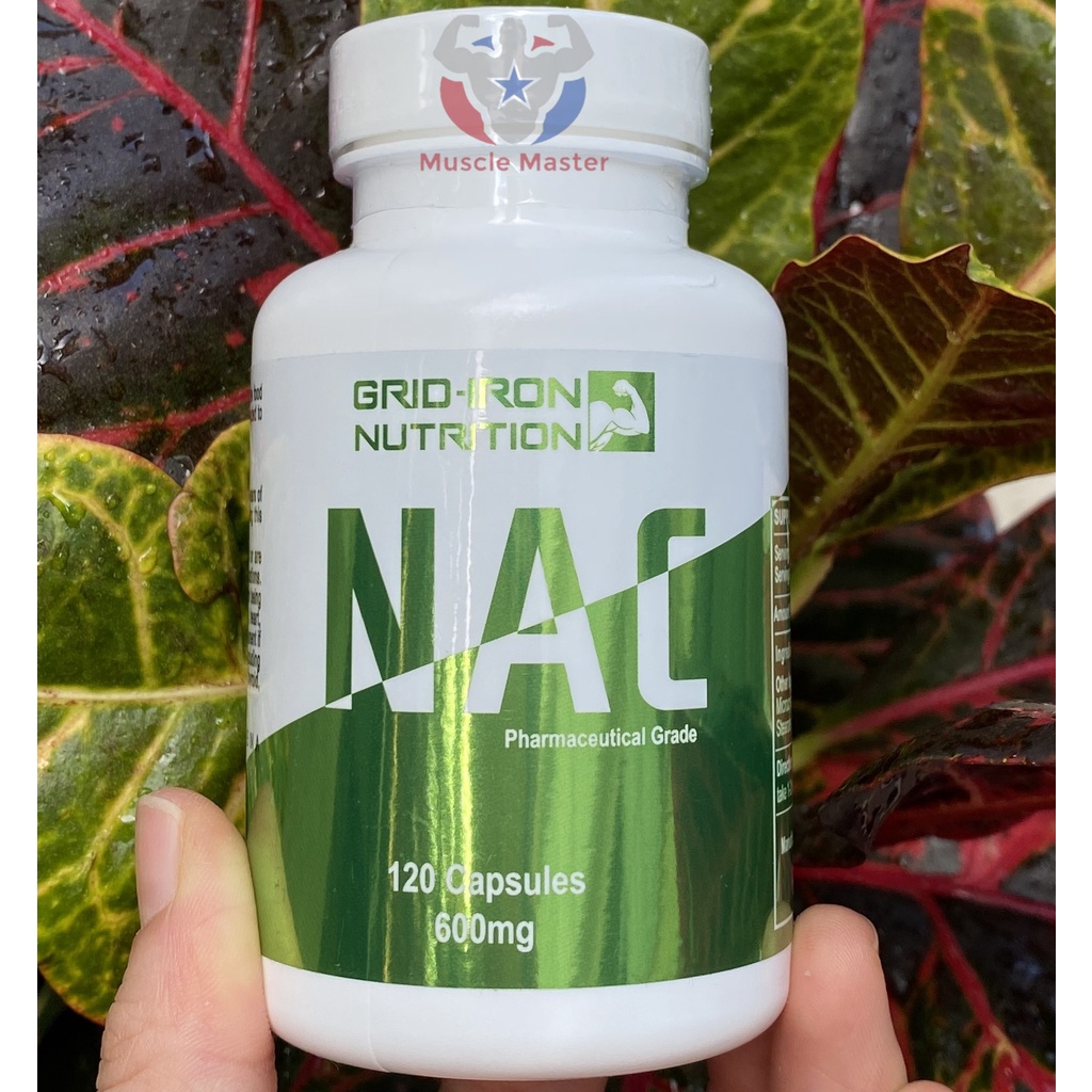 Viên Giải Độc Gan Thận, Trắng Da Grid Iron Nutrition NAC 600mg 120 Viên