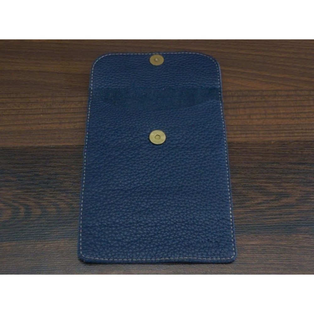 Ví Đăng Kiểm Oto Màu Xanh Navy Da Bò Thật