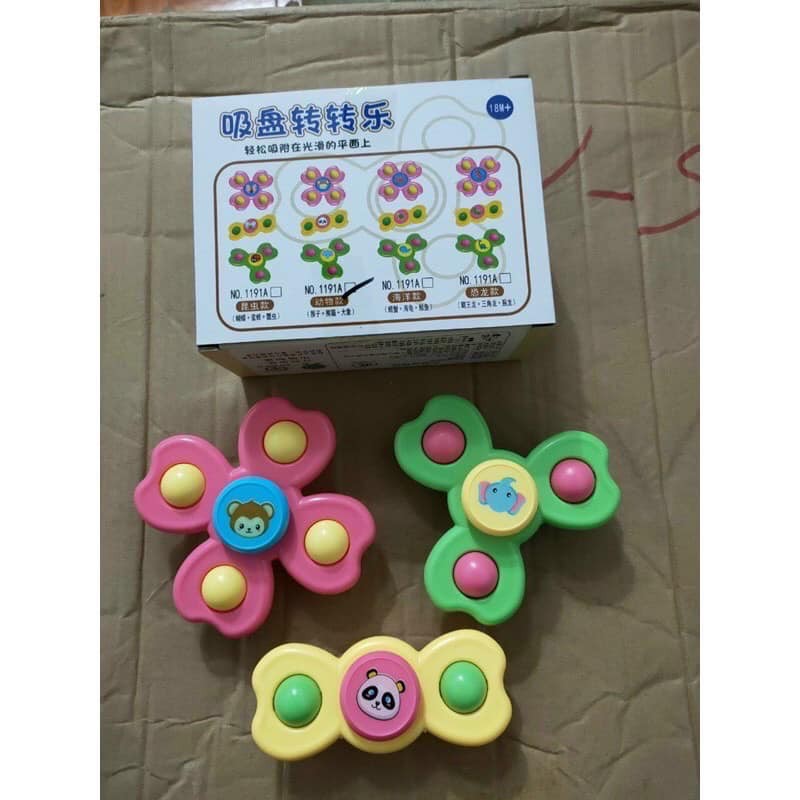 Sét 3 đồ chơi con quay spinner vui nhộn cho bé