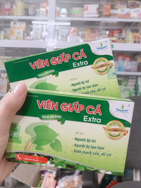 Viên giấp cá Extra Tâm Dược - Hộp 30 viên