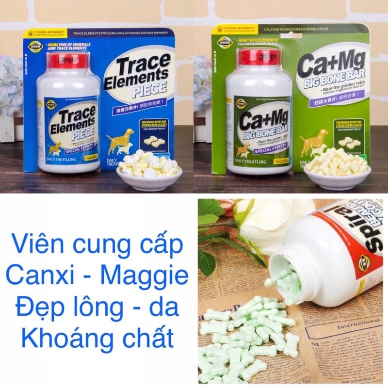 Viên cung cấp Canxi - Maggie/ Đẹp lông cho thú cưng