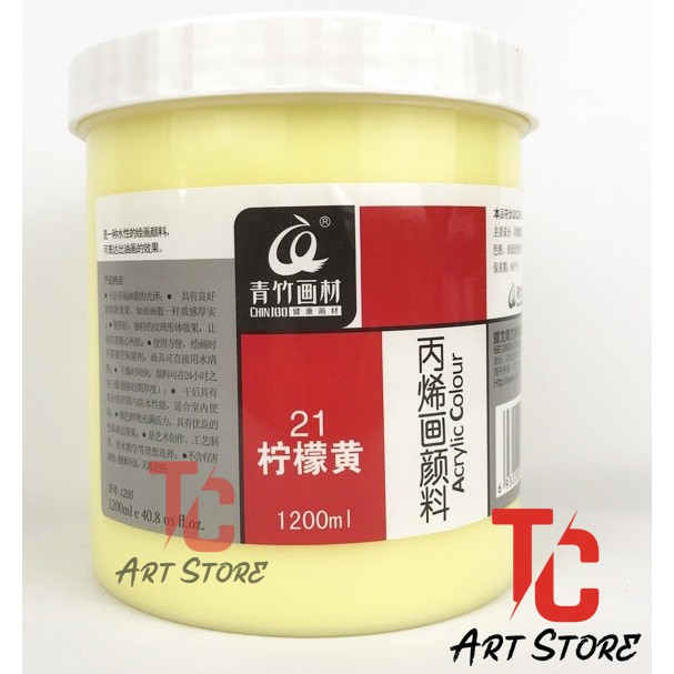 Màu Acrylic Chinjoo 1.2 Lít (1200ml) - Acrylic Colour