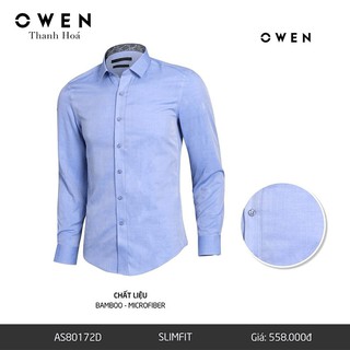 OWEN - Áo sơ mi DÀI tay Owen Kiểu dáng SLIMFIT - AS80172D