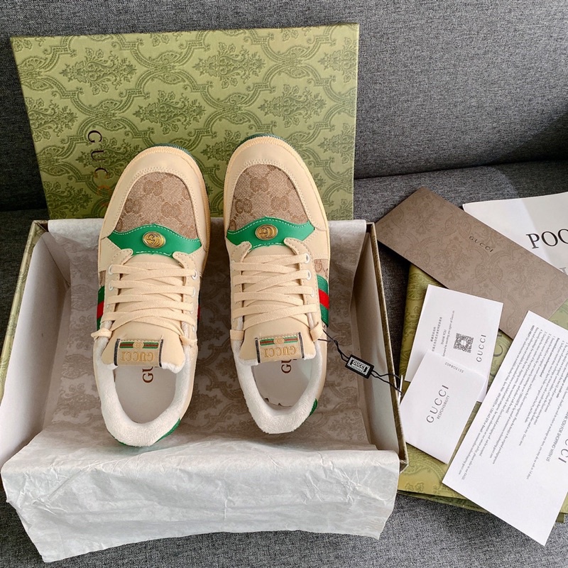 Giày thể thao gc hoạ tiết viền xanh fullbox