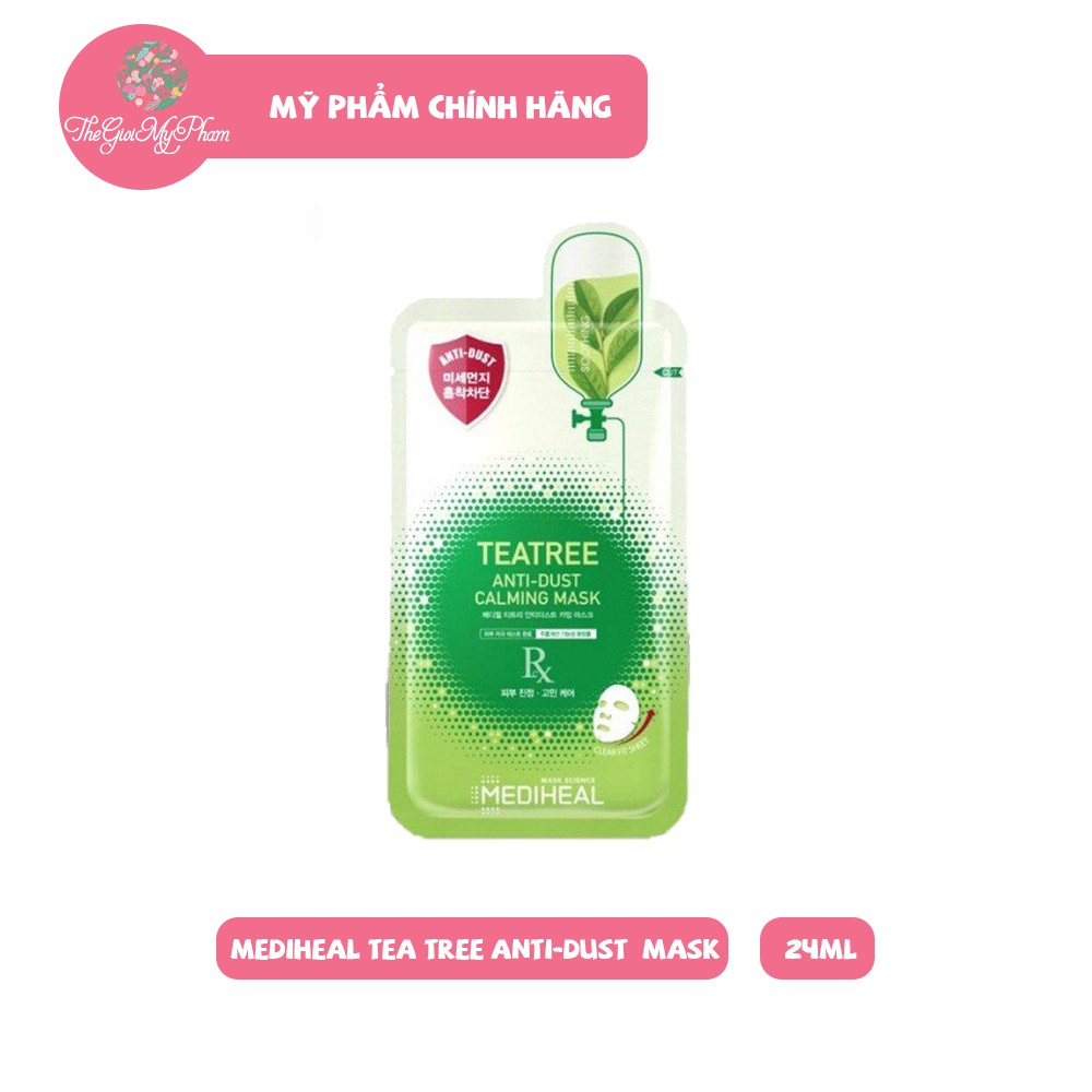 Mặt Nạ Làm Dịu Da Mediheal Tea Tree Anti-Dust Calming Mask 24ml