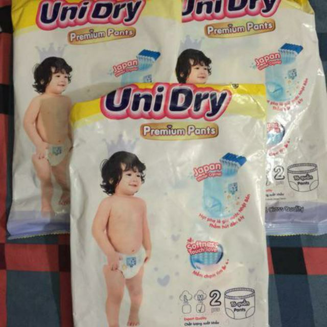 Tã quần unidry premium M 2 miếng