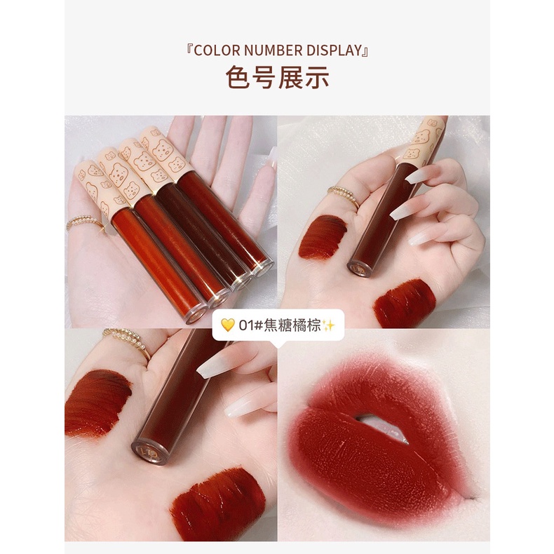 Set 4 Son Môi Nyx Kiss Beauty Dưỡng Ẩm Chống Dính Cốc 4 Màu Nhung Mờ Thời Trang