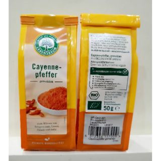 Bột ớt Cayenne hữu cơ Lebensbaum 50g