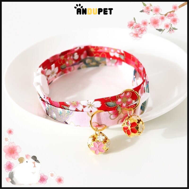VÒNG CỔ CHOKER HOẠ TIẾT NHẬT BẢN CHO MÈO