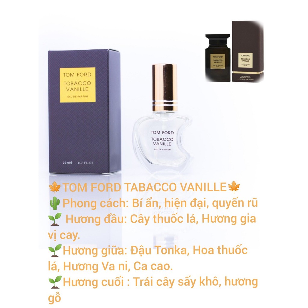 Nước Hoa Mini Tom Ford Tobacco Vanille 20ml Unisex Chính Hãng