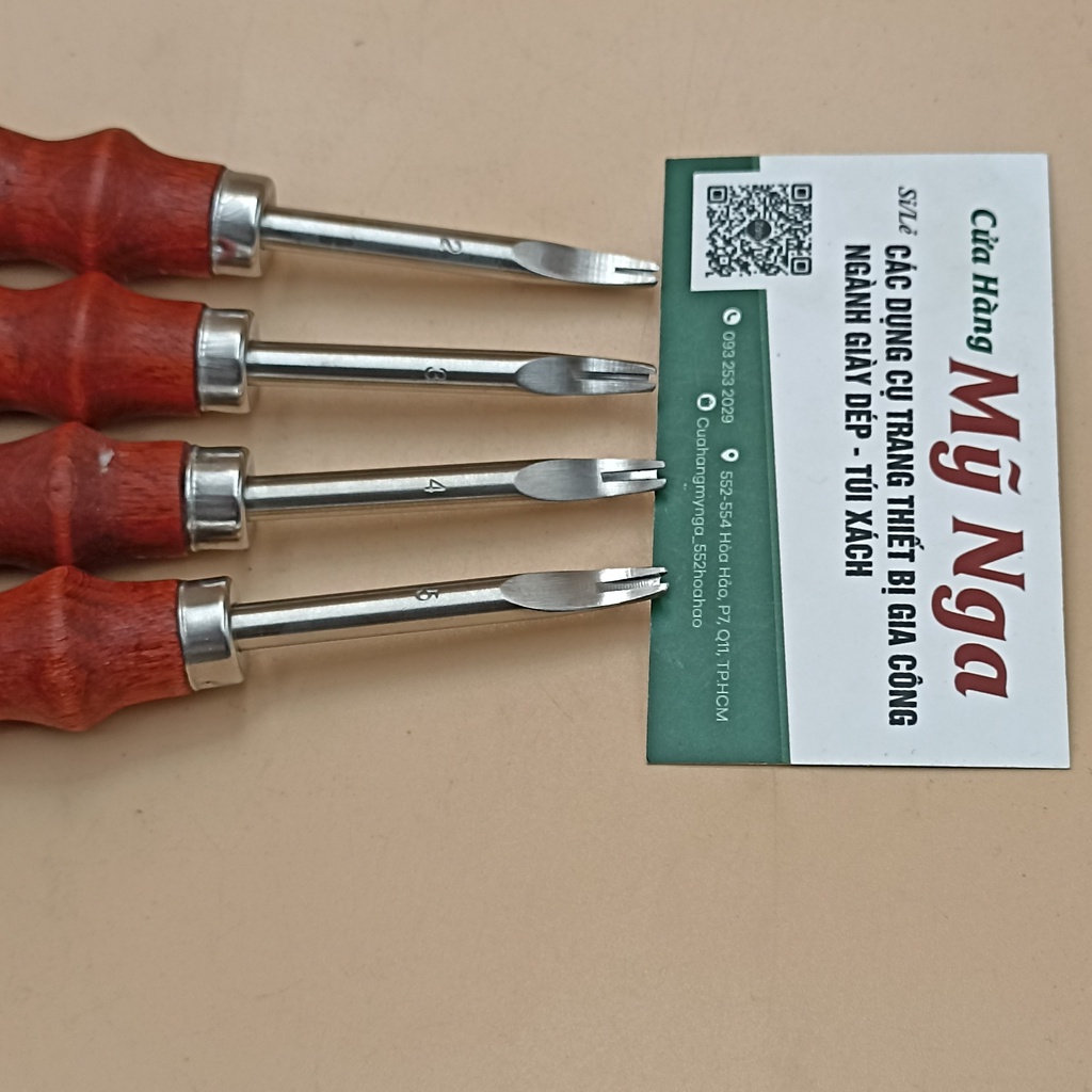 Cây sủi cạnh da cán gỗ chuyên dùng cho đồ da handmade